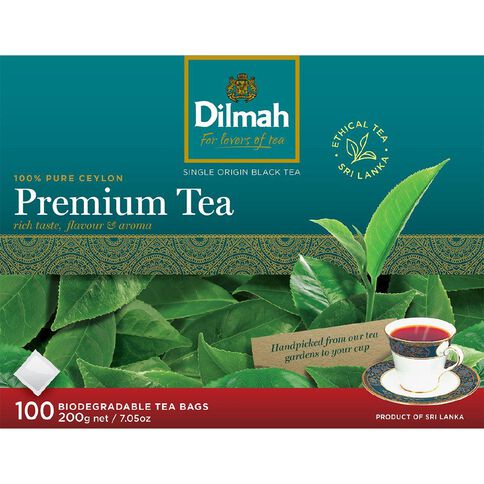 Dilmah Premium Tagless Tea Bags 100 Pack
