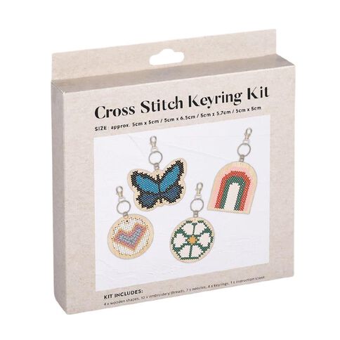 Cross Stitch Keyring Kit