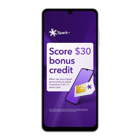 Samsung Galaxy A06 5G with Spark and Skinny Sim Light Grey