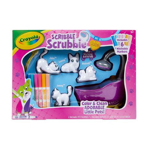 Crayola Scribble Scrubbies Pets Bath Tub Playset