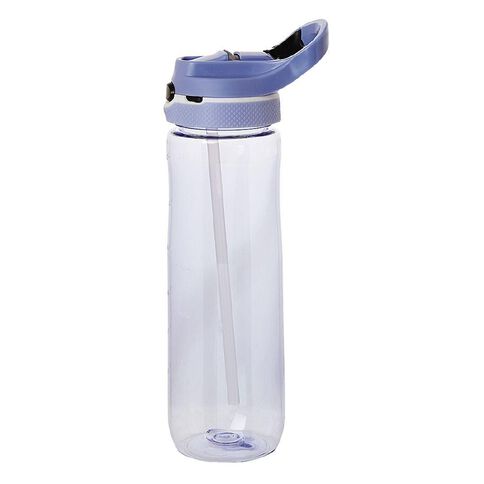 Living & Co Flip Top Sipper Bottle Purple Mid 750ml