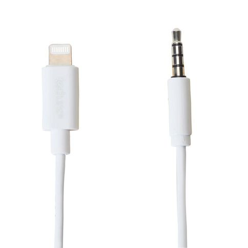 Tech.Inc Lightning to 3.5mm AUX Cable 1.5m White
