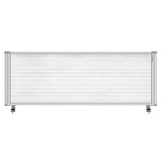 Boyd Visuals Desk Mounted Partition 1160W Polycarbonate