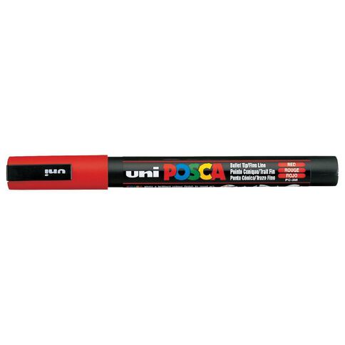 Uni Posca Marker 0.9-1.3mm Fine Red