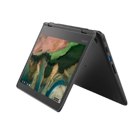 Lenovo 11.6in 300E Chromebook HD Intel Celeron N4020  4GB 32GB SSD Black