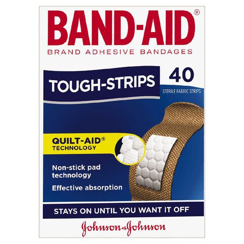 Band Aid Tough Strips 40 Pack