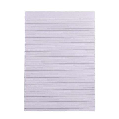WS Pad Topless 55gsm 7mm 80 Leaf White White A4