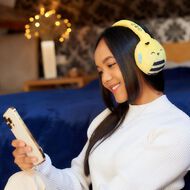 Squishmallows Plush Bluetooth Wireless Headphones - Sunny The Bee