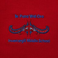 Schooltex Invercargill Middle School Long Sleeve Polo with Embroidery