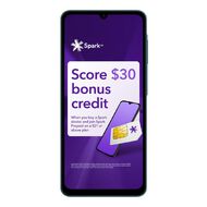 Samsung Galaxy A07 4G with Spark and Skinny SIM Green