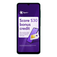 Samsung Galaxy A07 4G with Spark and Skinny SIM Green