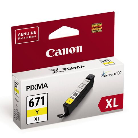 Canon Ink CLI671XL Yellow (690 Pages)