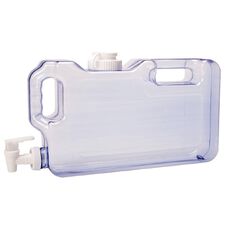 Living & Co Reusable Plastic Drinks Dispenser Clear 4L