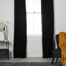 Living & Co Swirl Curtains Black