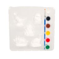 Uniti Craft Kids Plaster Painting Kit 5 Pieces 3D Dinosaur