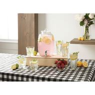 Living & Co Glass Drinks Dispenser Clear 5.2L