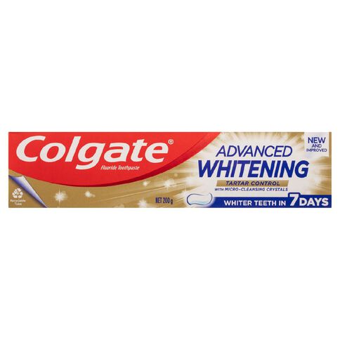 Colgate Advanced Whitening Tartar Control Toothpaste 200g