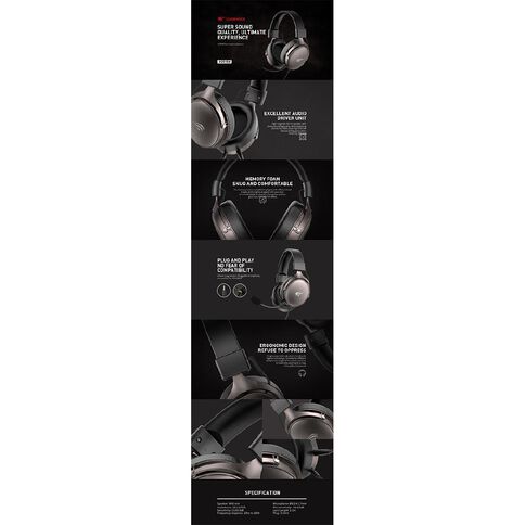 Gamenote H2010D 50mm Universal Gaming Headset