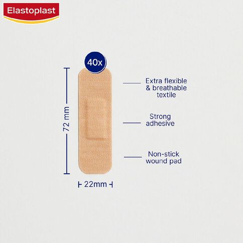 Elastoplast Fabric Flexible Strips 40 Pack
