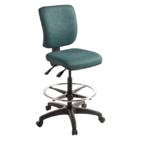 Eden Swatch 2 Lever Midback Tech Chair with Footring Atlantic
