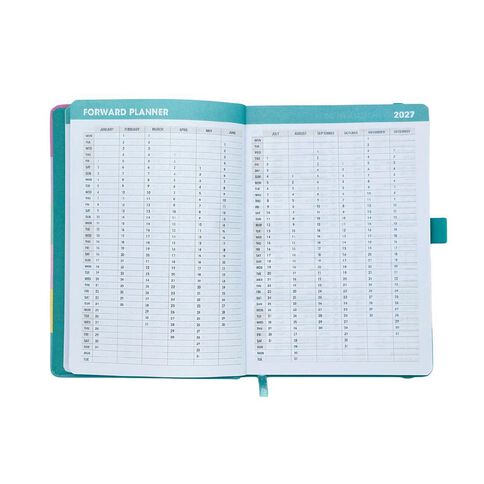 WS 2026 Weekly Planner Multi-Coloured