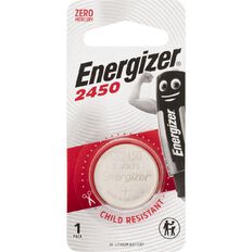 Energizer Lithium Coin Battery 2450 3 Volt 1 Pack