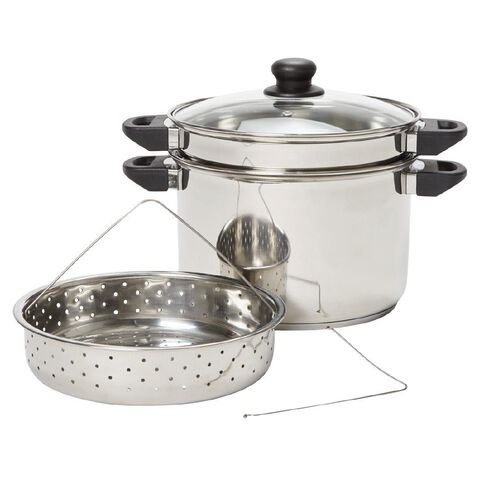 Living & Co Multi Cooker Set Stainless Steel 4 Piece
