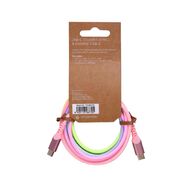 Lifestyles USB-C To USB-C Cable 2m Rainbow