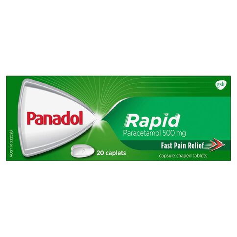 Panadol Rapid Caplet 20 Pack