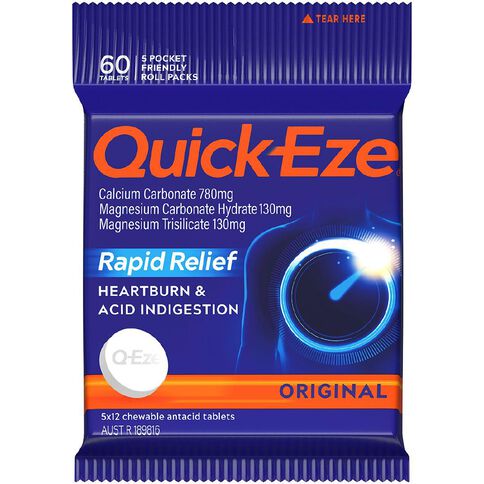 Quick Eze Antacid Original Multipack 5 Pack