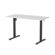 Living & Co Height Adjustable Desk 1200W White
