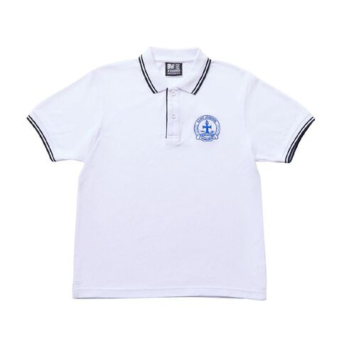 Schooltex St Joseph's Whakatane New Short Sleeve Polo with Embroidery