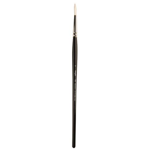 Haydn #6 Taklon Round Brush White