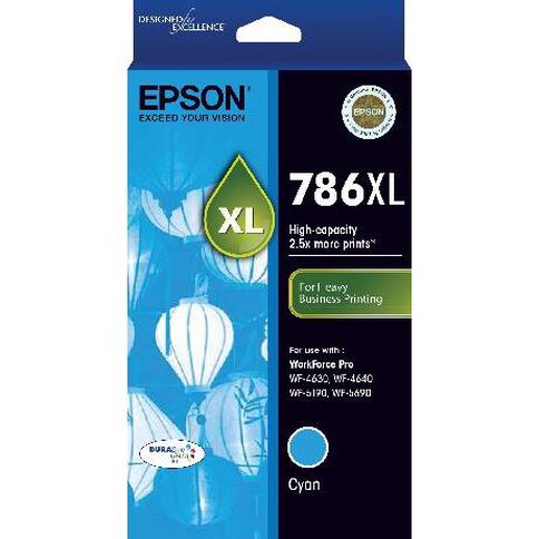 Epson Ink 786XL Cyan (2000 Pages)