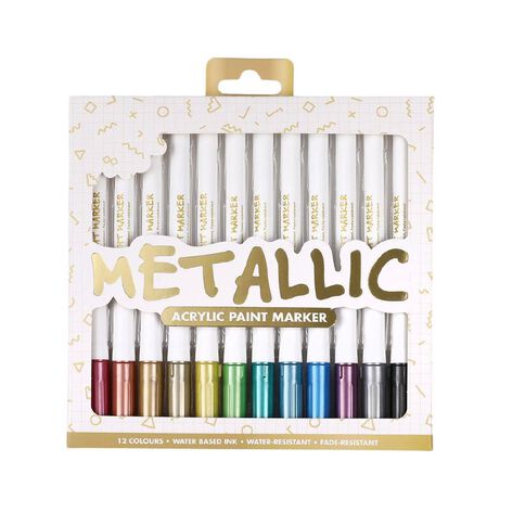 Acrylic Paint Marker Metallic