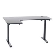 Workspace Corner Adjustable Desk Electric Black