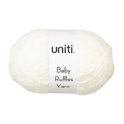 Uniti Yarn Baby Ruffles Cream 200g