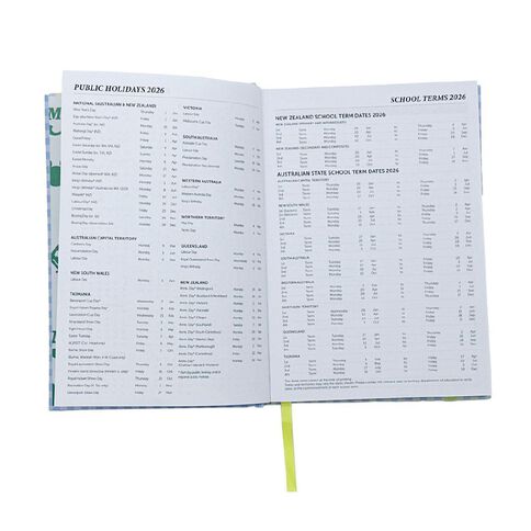 Mickey Mouse 2026 Day To Page Diary Blue A5