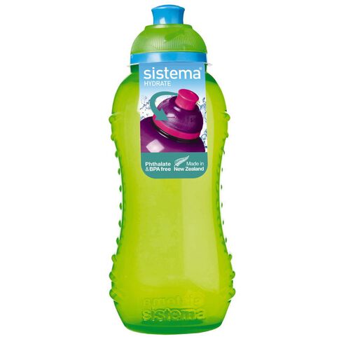Sistema Round Drink Bottle with Twist Cap Assorted 330ml