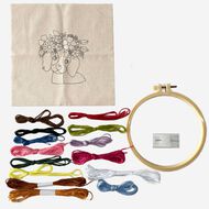 Uniti Craft Adults Embroidery Kit 6 inch Dog