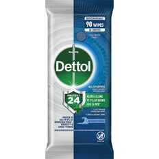 Dettol 24hr Wipes Fresh 90 Pack