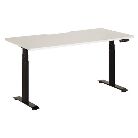 Jasper J Emerge Elec Height Adj Dual Motor 3 Stage Scallop 1800 BlkWht
