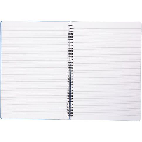 WS Notebook PP Wiro 200 Pages Soft Cover Blue A4
