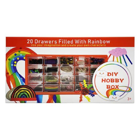 20 Drawers Rainbow Craft Set