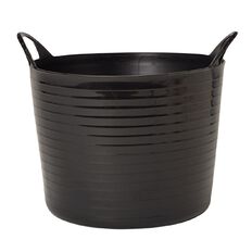 Living & Co Round Flexi Tub Black 16L