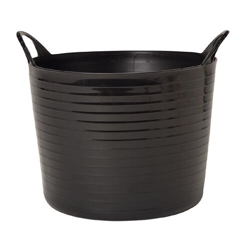Living & Co Round Flexi Tub Black 16L
