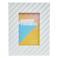 Happy Frames Large Ribbed 10x15 White