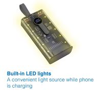 Laser ChargeCore Transparent Power Bank 20K mAh