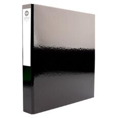 WS Ringbinder 2D 25mm Black A4