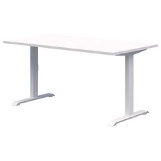 Rapid Fixed Height Desk 1800 x 800 White